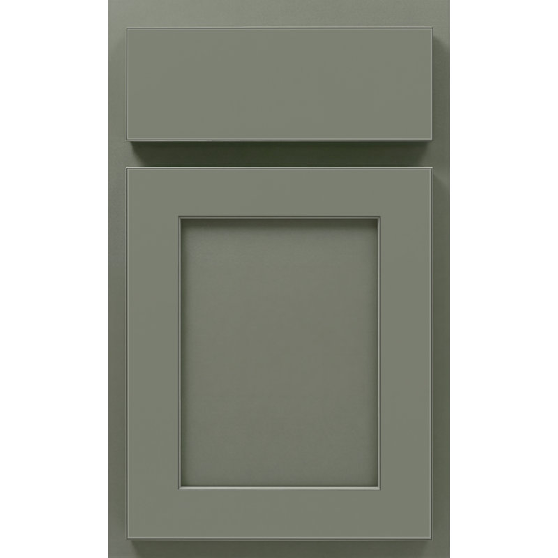 Dwelling Value Claredon Door Sample, Sage/Stone Glaze, Painted Hardwood