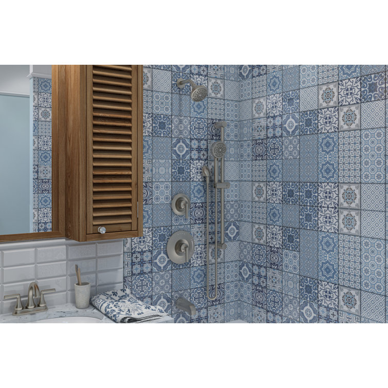 599615TRM Birch HydroMersion Double Handle Tub and Shower Trim Kit with Hand Spray