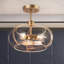 Plafonnier semi-encastré 3 lumières Alderman