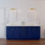 Miroir mural rectangulaire moderne sans cadre et biseauté | miroir pivotant pour meuble-lavabo de la salle de bain Elevate-30763588-30609476