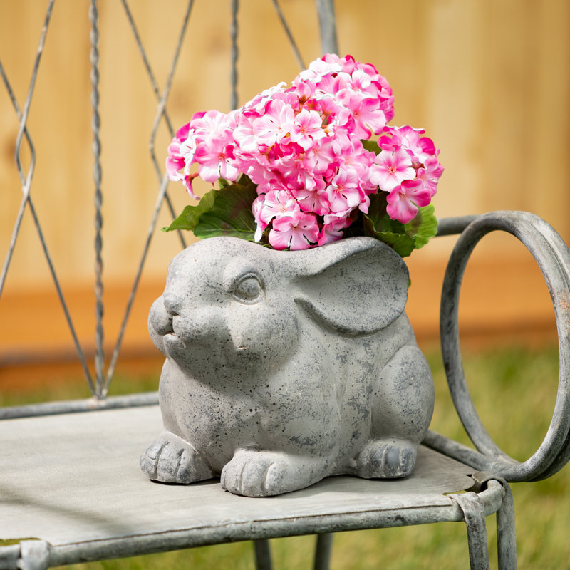 Pot de fleurs en résine Jahlynn