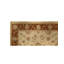 Hand-Knotted High-Quality Cream and Rust Area Rug