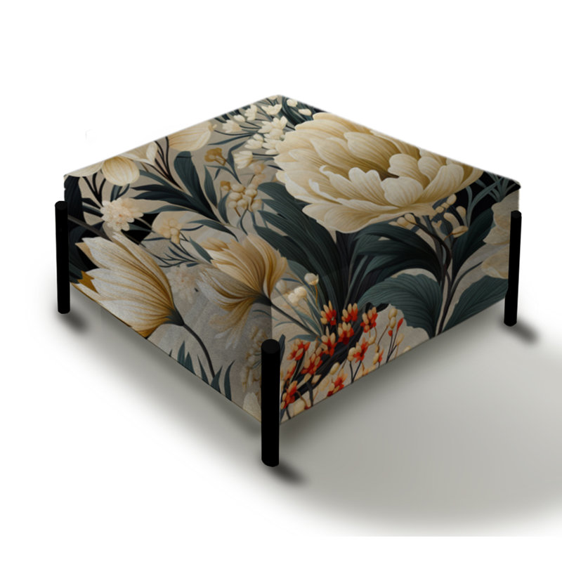Coastal Retreat - Grand repose-pieds carré Plants