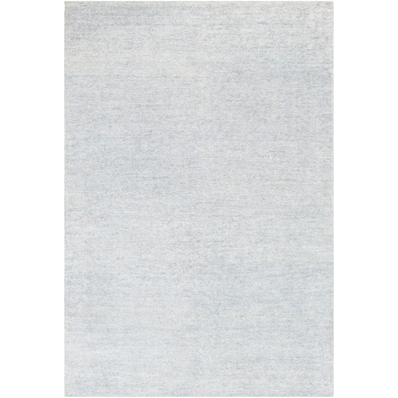Tapis bleu pâle tissé à la main Altessa, Rectangle 9 pi x 12 pi