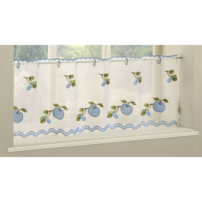 Tillinger Floral Tailored Cafe Curtain