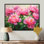 Pe pivoines par The Spring Field I - pivoines, reproduction d'art sur toile encadrée