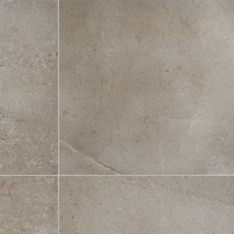 New Rock 24x24 Matte Porcelain Tile, Tortora Beige
