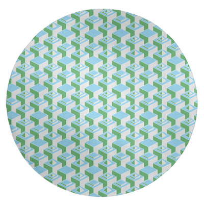 Chenille Geometric Indoor Rug