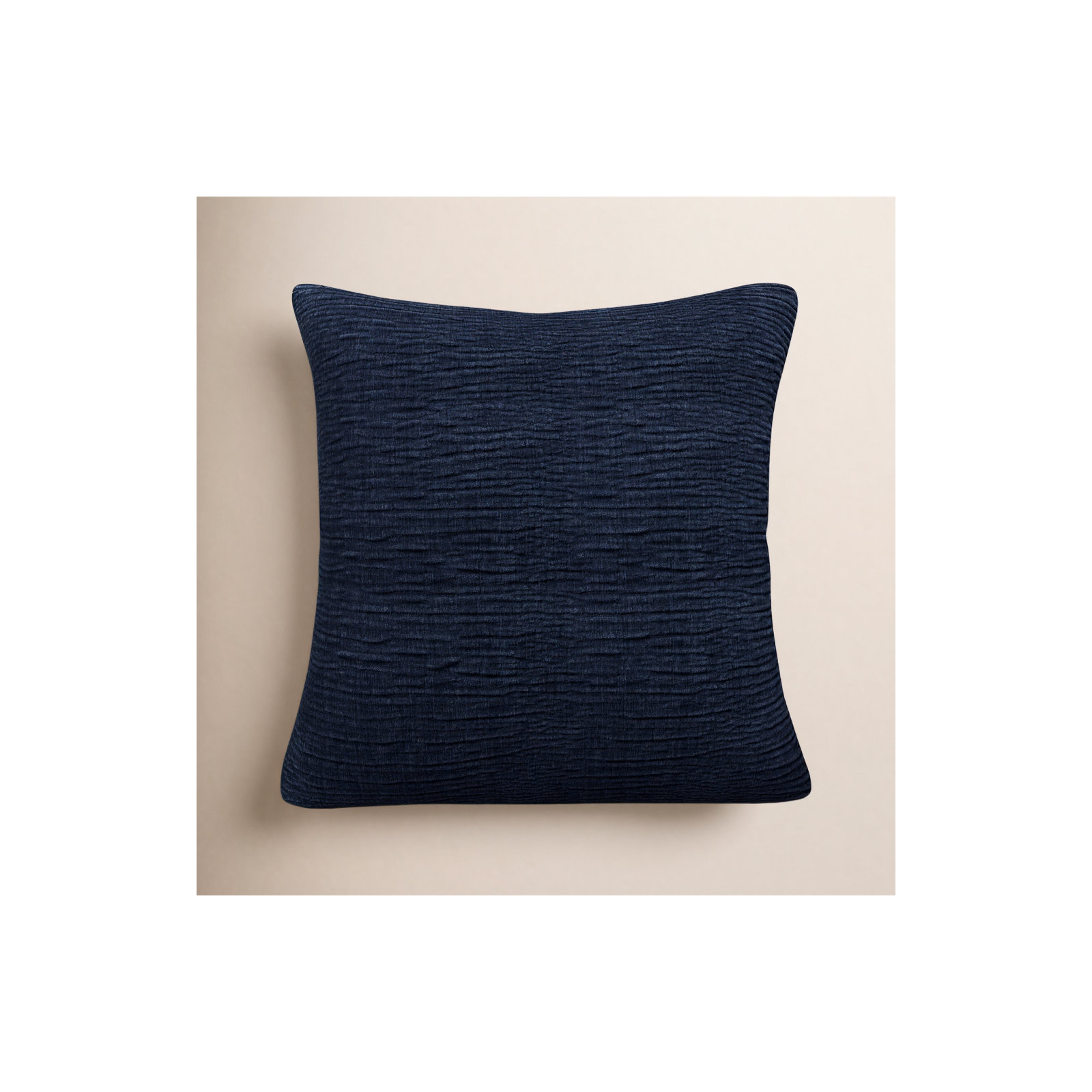 Edan Throw Pillow, Down, Navy, 22"H x 22"W