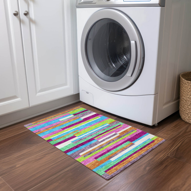  Chayden Area Rug with Non-Slip Backing, Rectangle 1'8" x 2'6"