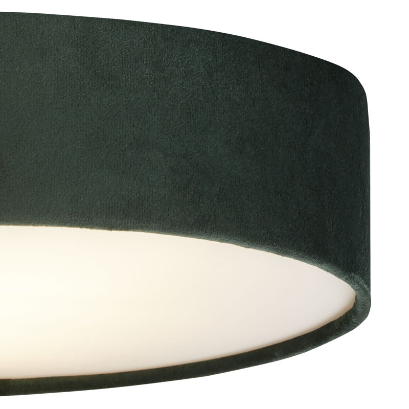 Aiyesha Acrylic Flush Mount, Green