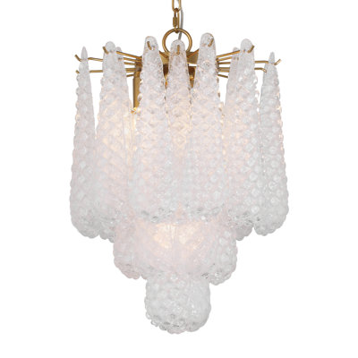 Hamdiye 4 Light Aged Brass Pendant
