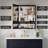 Gold Framed Lighted Medicine Cabinet with Mirror, Recessed/Surface, Plug-in/Hardwired, Outlets+USBs, 3 Colors/Dimmer/Inner Sensor Light/Defog, Left-hinged-789456901