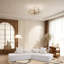 Canapé-lit 83,5 po en polyester convertible-107140894