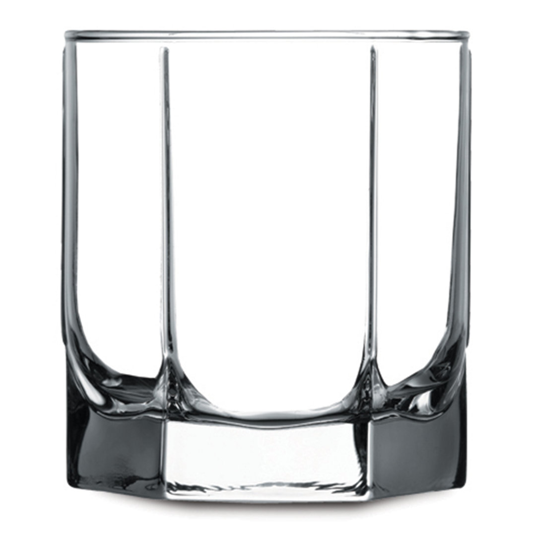 Hidayaah 10.6514oz. 100% Glass Whiskey Glass Set (Set of 6) Wrought Studio™