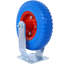 Jeu de roulettes, 24,4 x 20,3 x 7,1 cm, caoutchouc/acier, 2 pièces, bleu, 20,3 cm