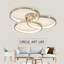 Plafonnier contemporain contemporain avec éclairage intérieur en anneau avec design industriel