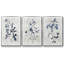 Harlequin Botanical I, ensemble de 3 toiles encadrées sur toile-97792450-97792455