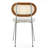 Boucle Low Rattan Back Side Chair-93021889