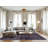 Machine Washable Abstract Purple Area Rug-982883970