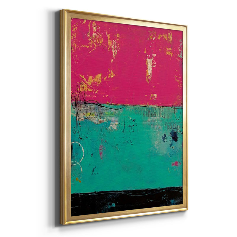 " Good Mood ", Gold, 42.5" H x 30.5" W x 1" D