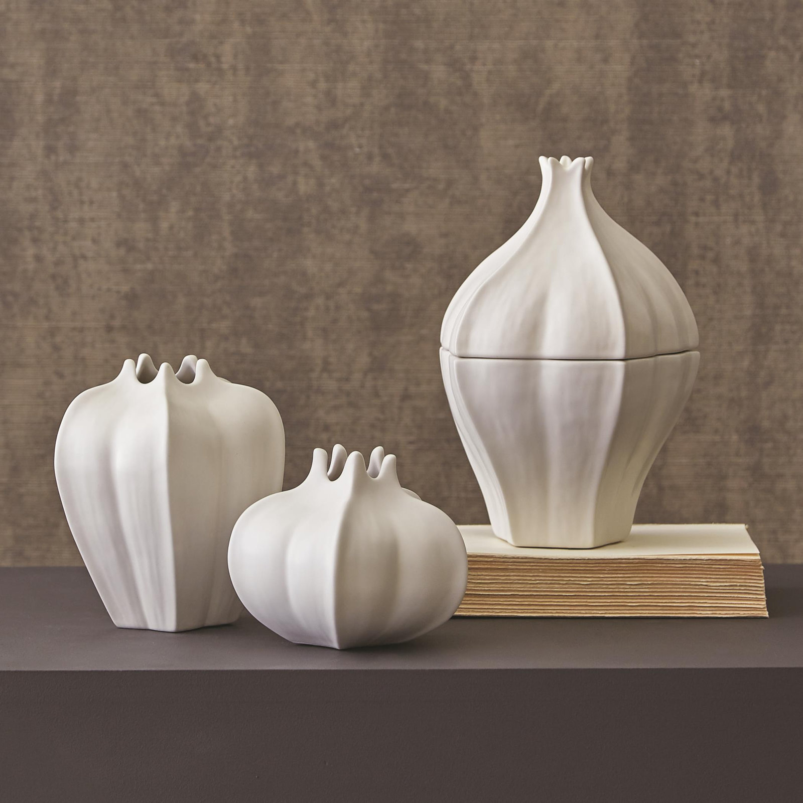 Star Fruit Table Vase, 13" H x 10" W x 10" D