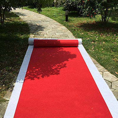 Tapis de couloir intérieur / extérieur rouge Runner Laramie