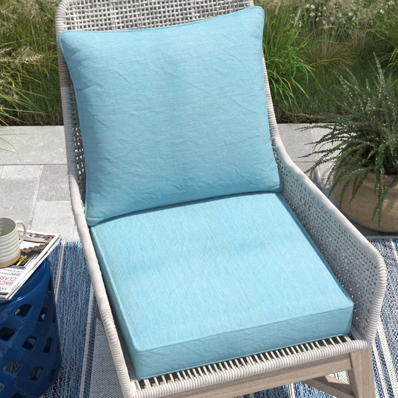 Outdoor 5'' Chair Cushion Seat / Back Cushion, 5" H X 23" W x 25" D