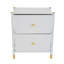 Table de chevet en acier inoxydable -2047295243