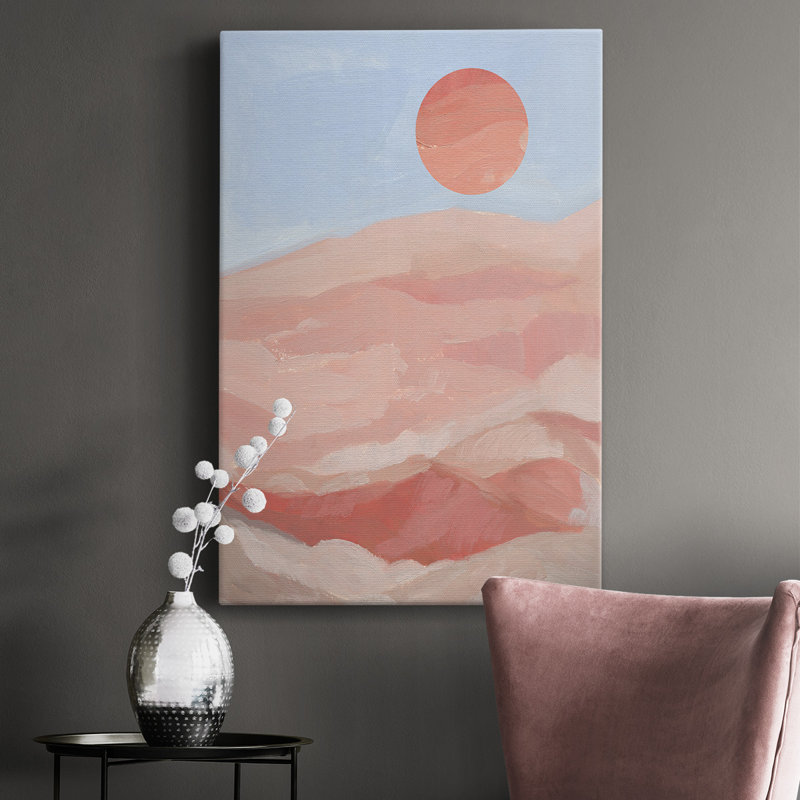 Summer Sun I " Summer Sun I " Watercolor Painting, 27" H x 16" W x 1" D
