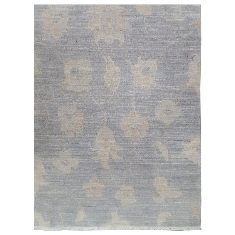 Davey Hand Knotted 5x25 Grey Rug
