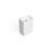 Badeloft Rectangular Stone Resin Freestanding Pedestal Bathroom Sink SB-02-G in Glossy White-35943455