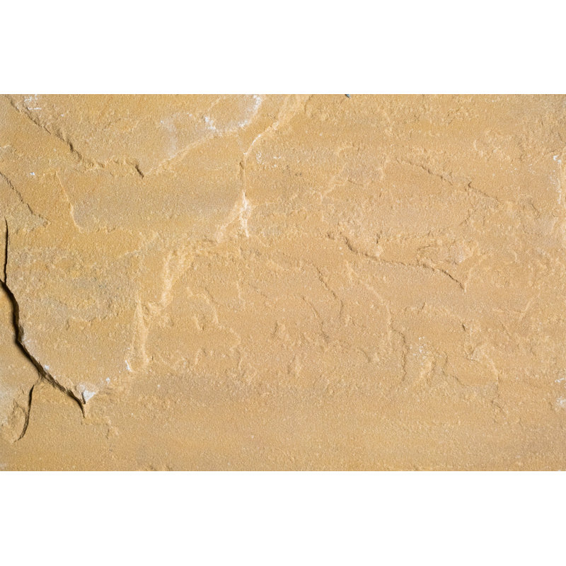 Kokomo Gold Light Natural Cleft Face & Back 12" x 12" Sandstone Stone Look Floor & Wall Tile