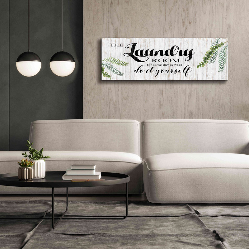 Farmingville The Laundry Room par Cindy Jacobs, H 20 po x l 60 po x P 1,5 po