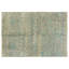 Tapis noué à la main moderne de couleur crème clair et bleu clair, 100% laine, options personnalisées
