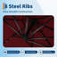 10 ft offset patio umbrella, with solar lights-661793795