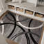 Tapis gris / noir / ivoire Devonshire-747457030