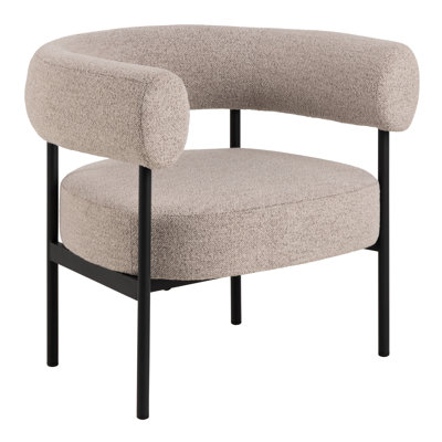 Dartez Upholstered Cotton Blend Armchair
