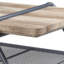 Table basse avec combinaison de bois et de métal - look industriel rustique pour la maison