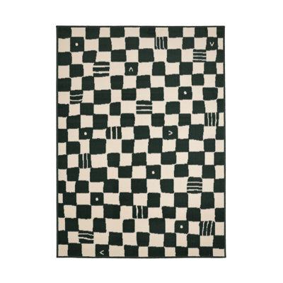 Maestro Chequered Area Rug
