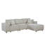 Canapé réversible en lin beige Harvey