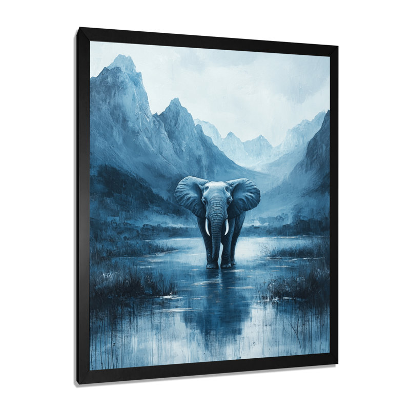 Imel - Animals Canvas Art Print, H 44 po x l 34 po, Noir, Reproduction encadrée d'une seule photo