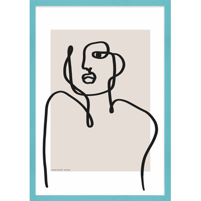 Figure and Form 1 by Romina Gadler - Framed Wall Art