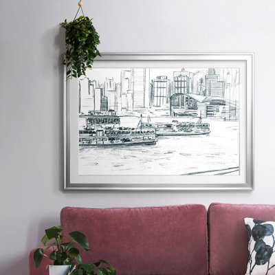 Ferry bateaux I, impression sur papier