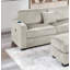 Canapé modulaire réversible en velours côtelé Camel