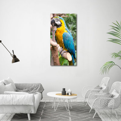 Ara Parrot - Wrapped Canvas Print