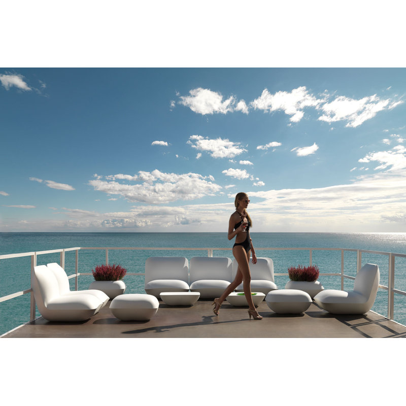 Pillow Battery Outdoor Ottoman