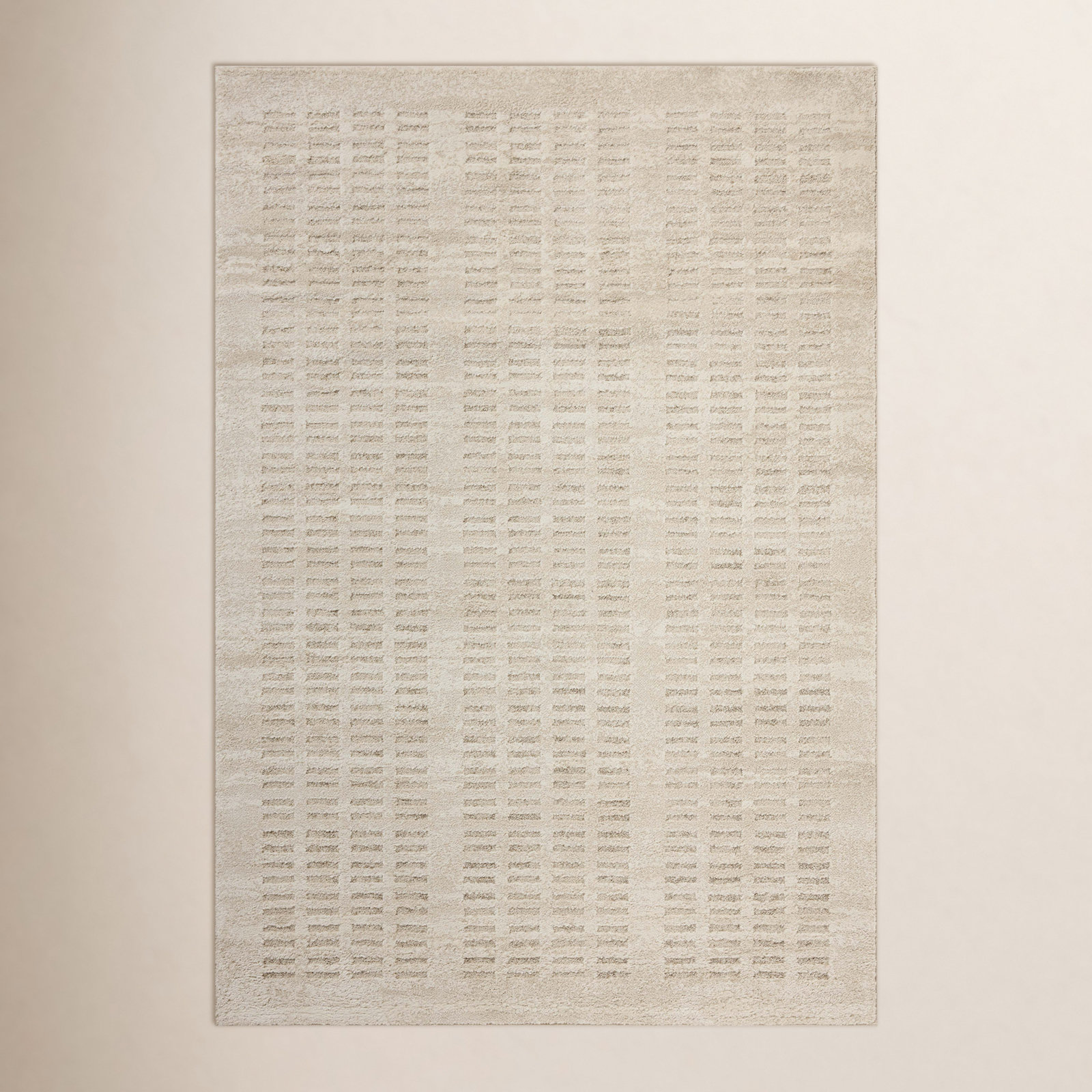 Amber Lewis x Loloi Monty Ivory Beige Abstract Rug, Rectangle 11'6" x 15'