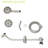 Brushed Nickel Shower System: 4.7" Rain Showerhead, 7 Hand Shower, Adjustable Bar & Arm Multi With Showerhead Slide