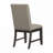 2pc Rustic Brown Chairs